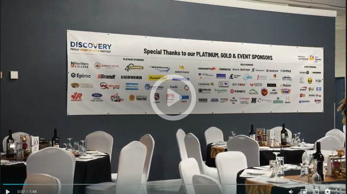 Watch highlights from the Canadian Mining Expo Gala Dinner and Awards Night